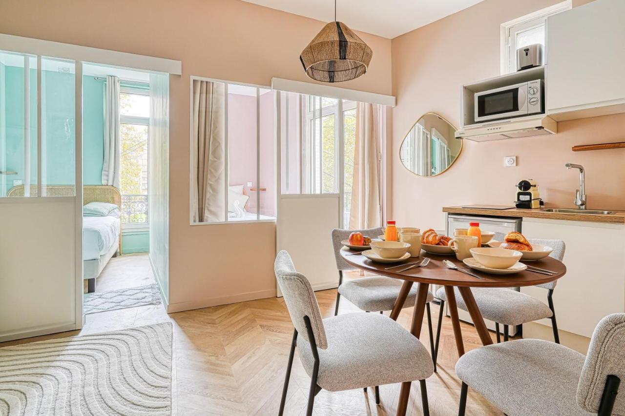 Appartement Proche Parc Monceau #17Eme #Arcdetriomphe - Gourgaud Париж Екстер'єр фото